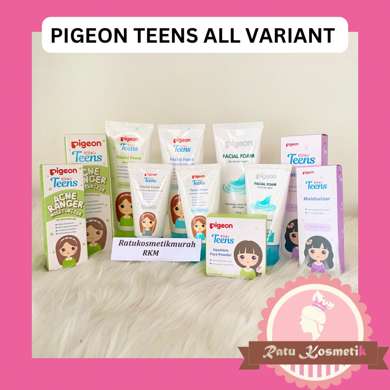 Pigeon Teens Facial Foam | Moisturizer | Toner | Pembersih Wajah | Pelembab Wajah | Penyegar Wajah