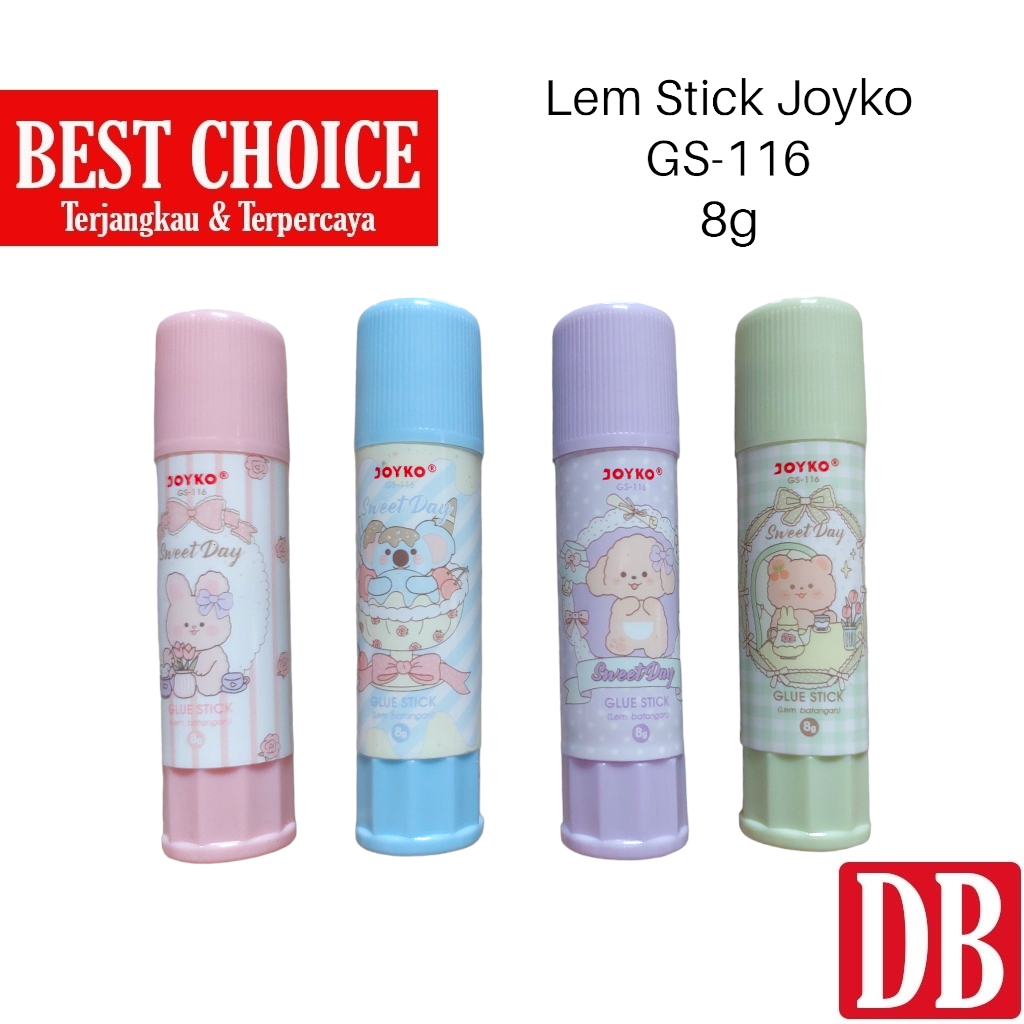 

Lem Stik / Glue Stick Joyko Kecil Lucu 8g GS-116 (1pcs)