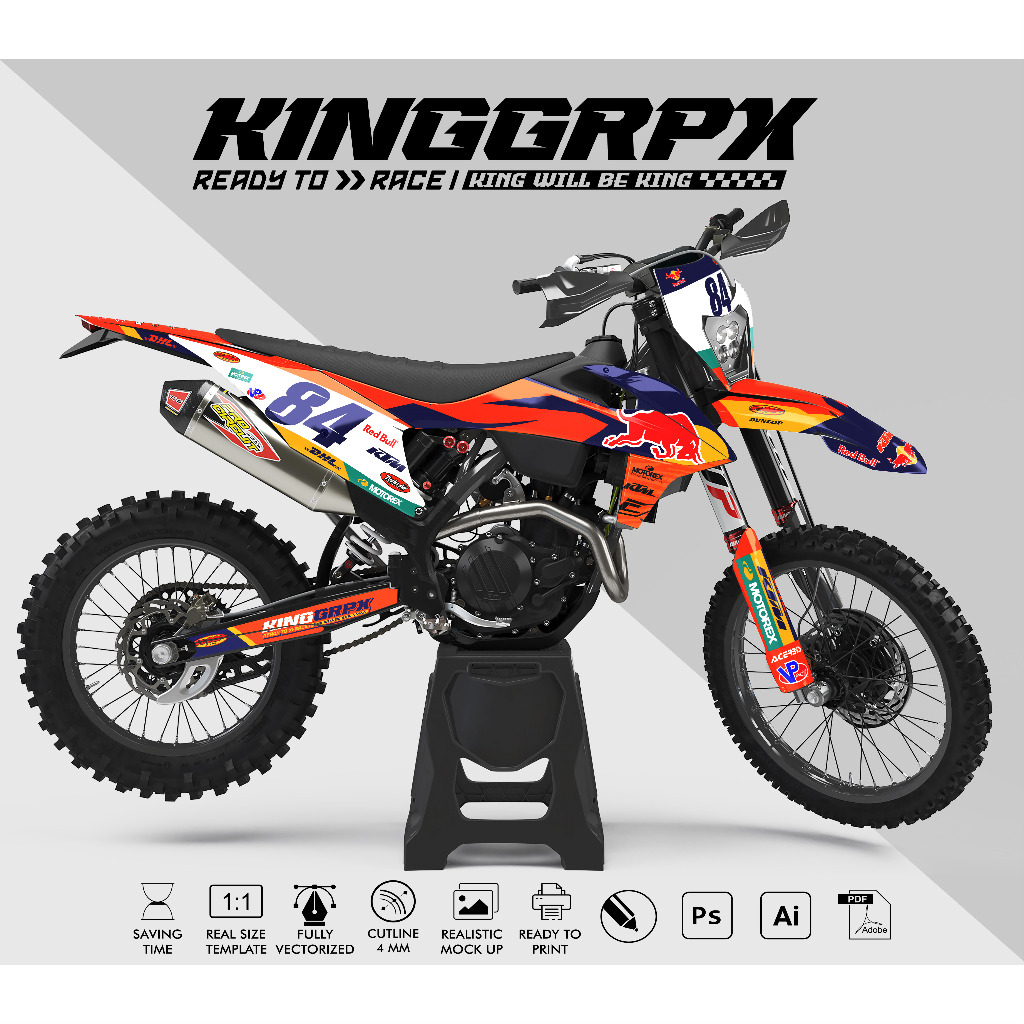 DECAL KTM 250 2017 / DECAL KTM 85 2020 DECAK KTM FULL BODY CUSTOM