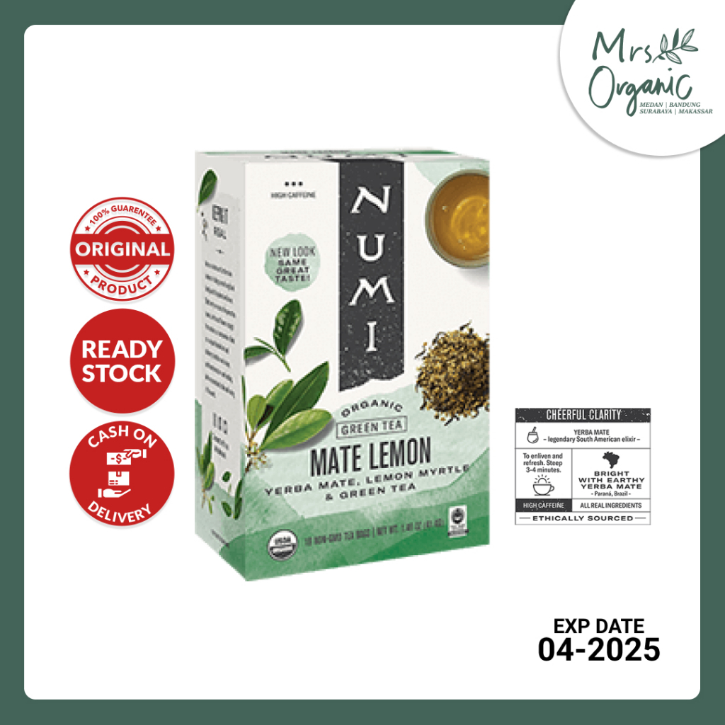 

NUMI - Organic Mate Lemon Tea - 41.4g