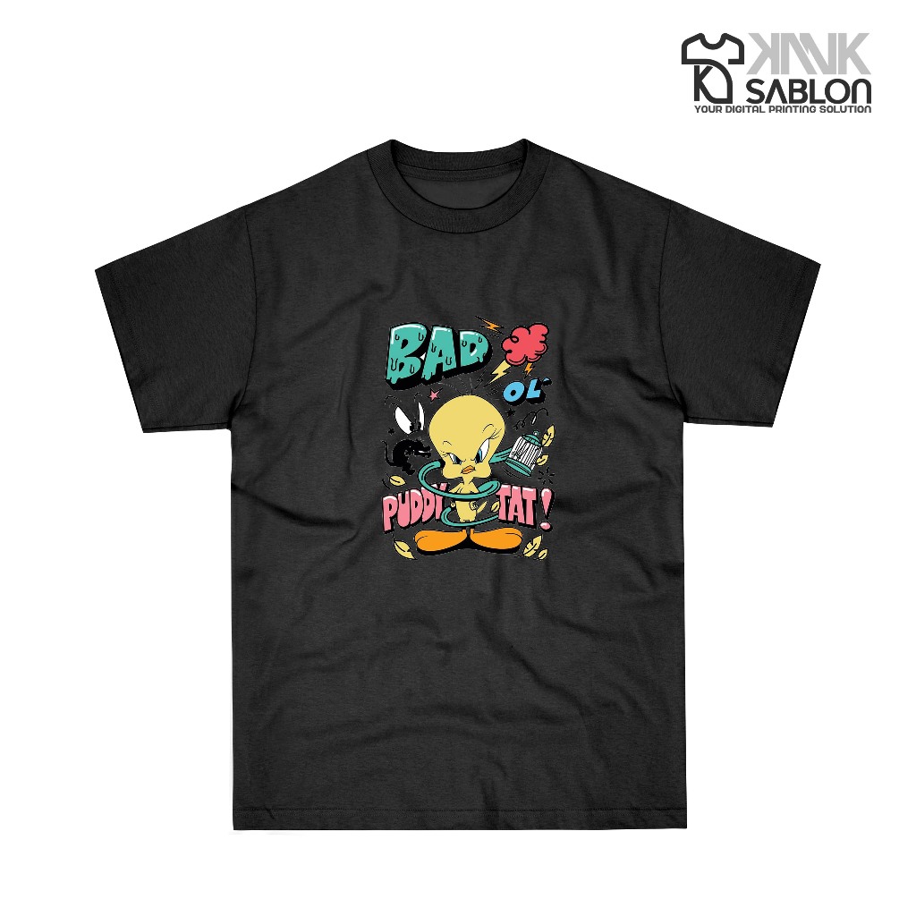 KANKSABLON-T-Shirt kaos Vintage cartoon pria wanita-Baju vintage old