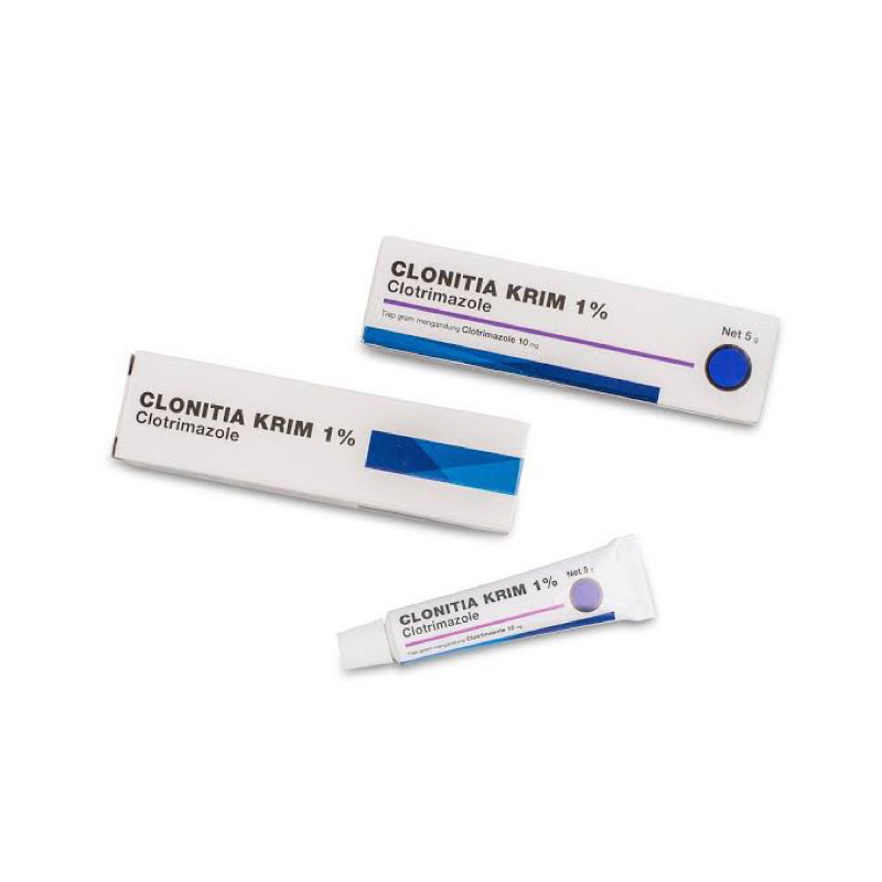 CLONITIA Krim 1% | Salep Ruam Popok Bayi & Kulit Kemerahan pada area pipi / lipatan kulit lainnya