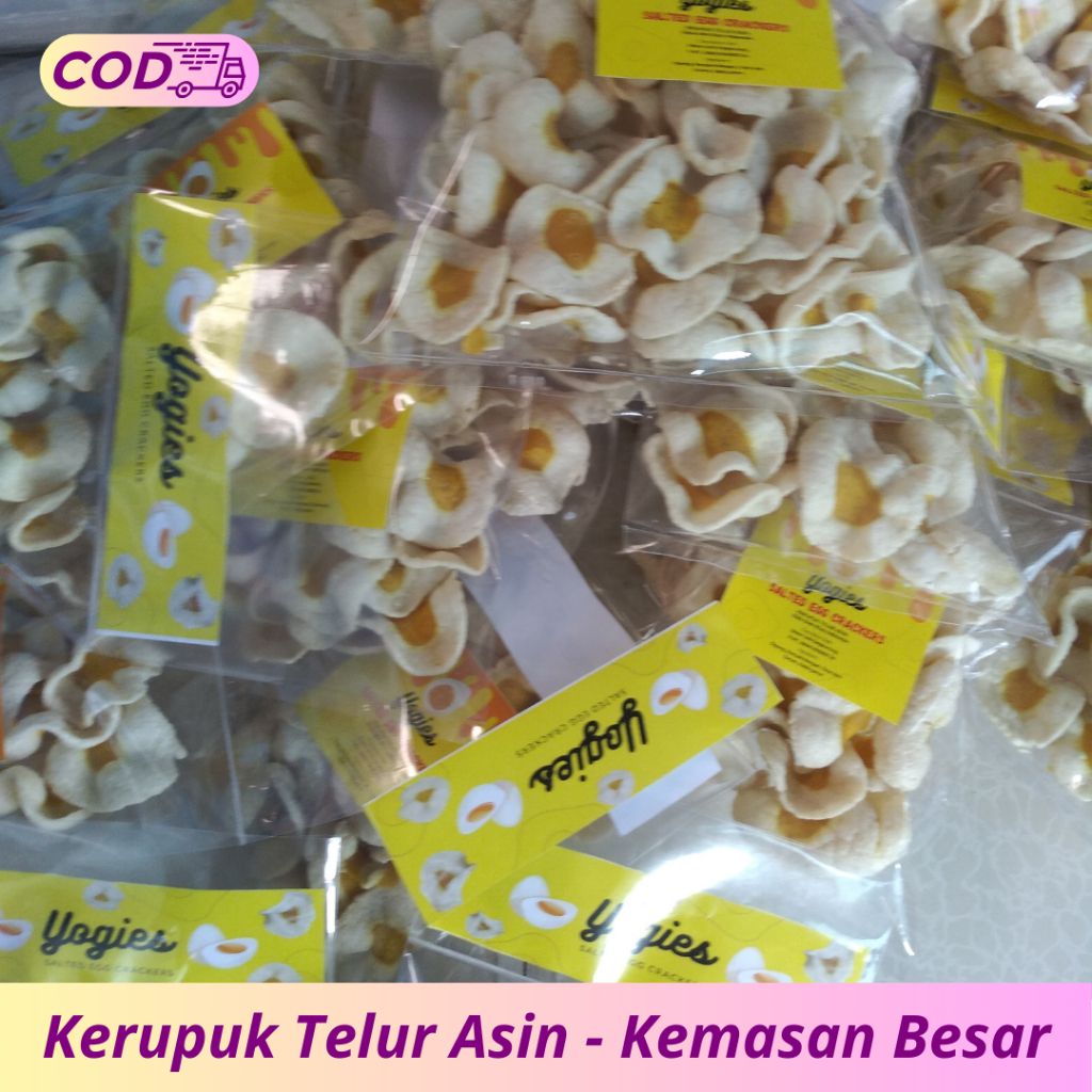 

Kerupuk Telur Asin - Matang - 100 Gram - Halal