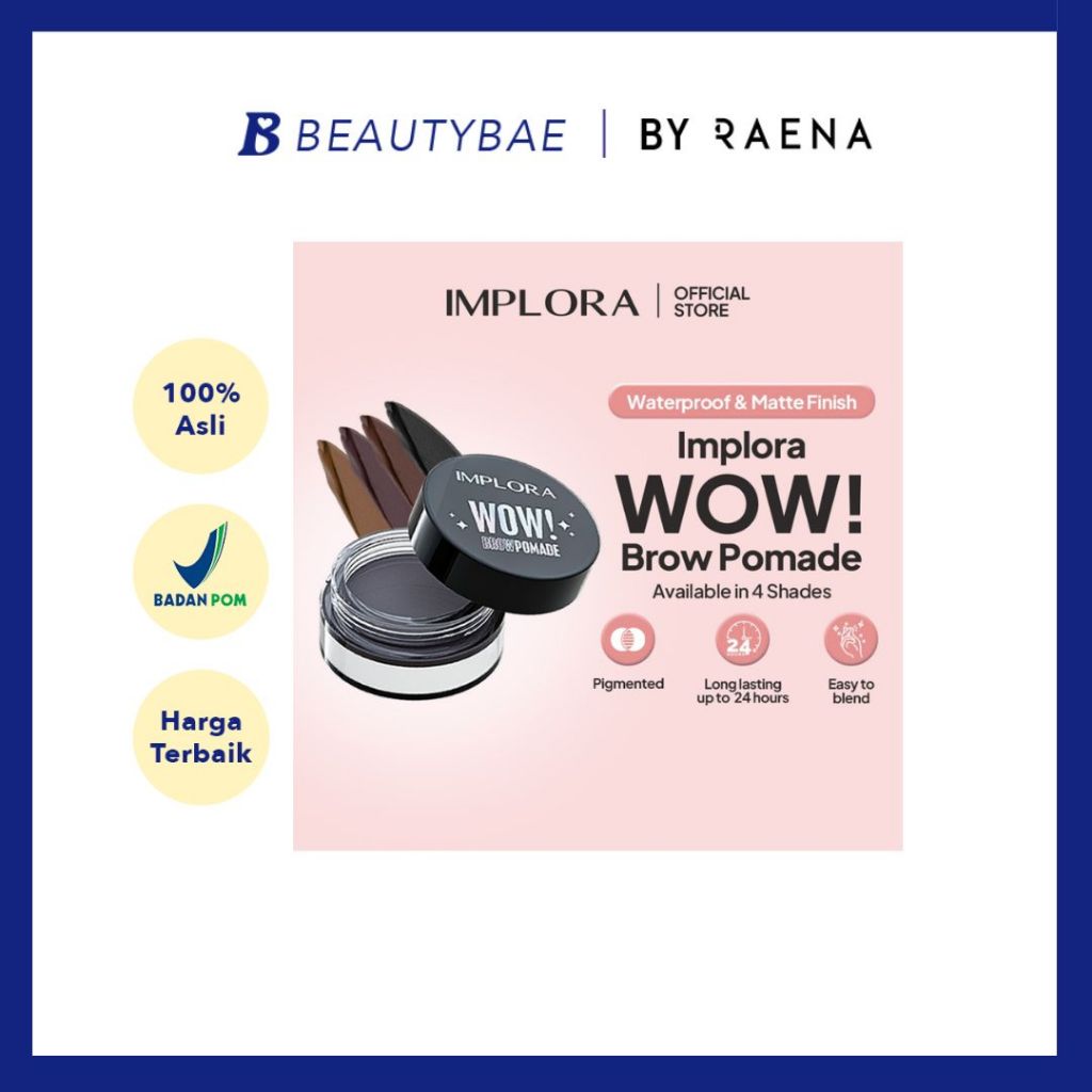 IMPLORA Wow Brow Pomade - Dark Grey | 2.5 gr