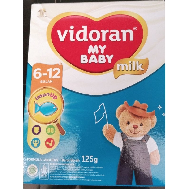 susu vidoran my baby 6-12 bulan 125gram