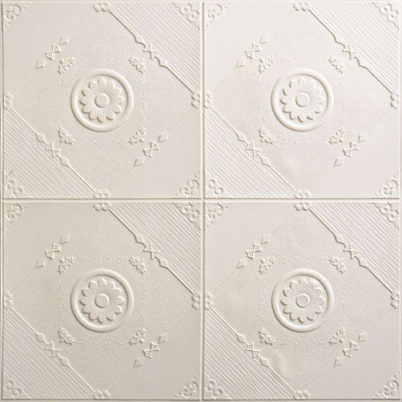 Wallpaper 3D FOAM/ Wallpaper Dinding 3D Motif Foam Batik Bunga /Wallfoam Batik