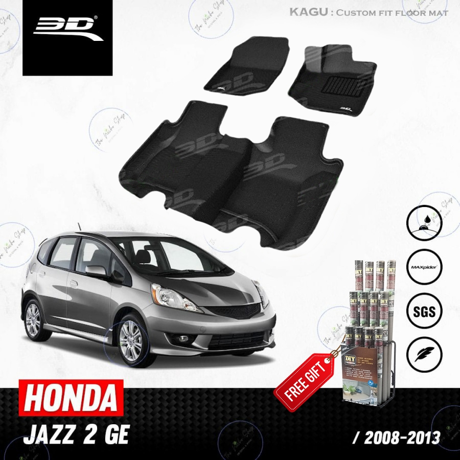 Karpet Mobil 3D KAGUMAT Honda Jazz 2010-Ge8