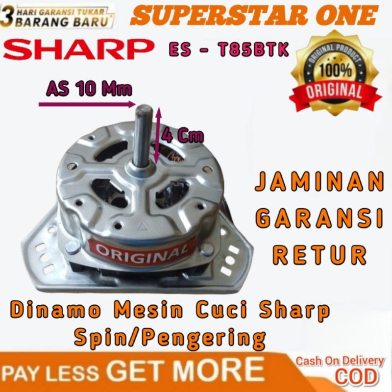 Dinamo Mesin Cuci Sharp ES T85BTK Spin Pengering