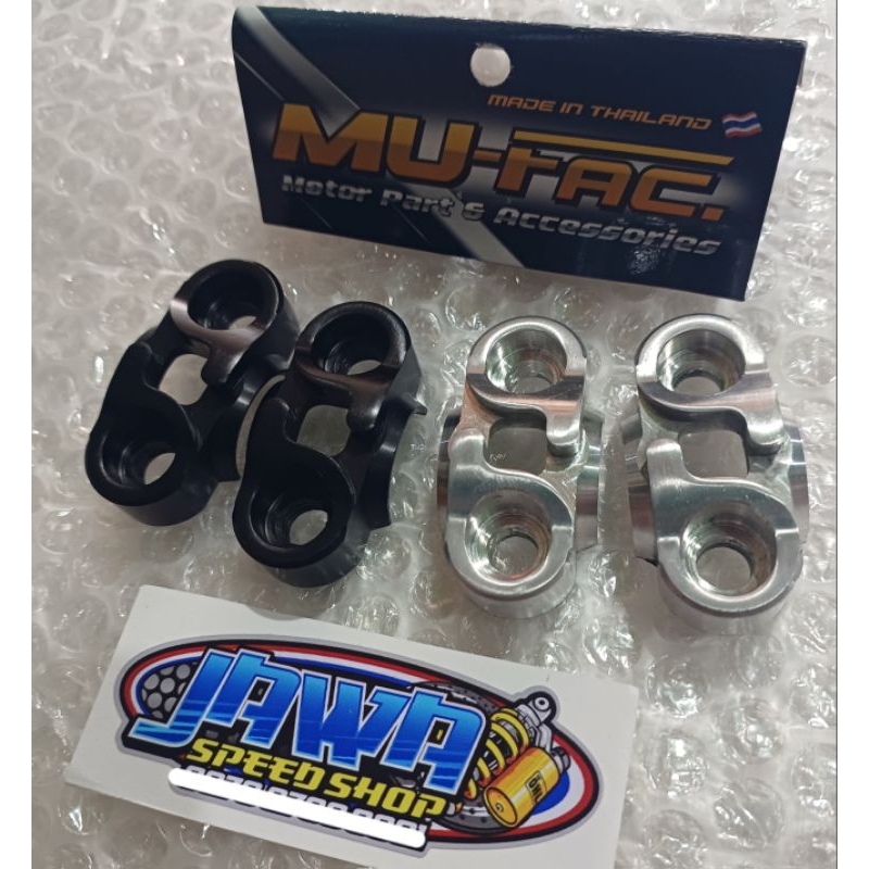 Kleman stang Nui racing kleman stang Mufact untuk motor Pcx Nmax Rx king ADV dll