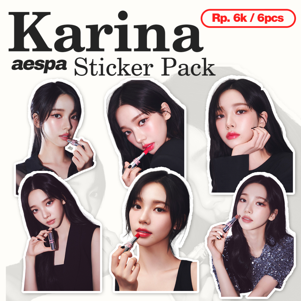 

STICKER KARINA AESPA / STICKER KARINA 6pcs / STICKER KPOP