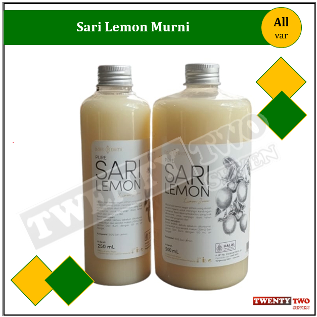 

Dari Bumi Sari Lemon Murni / Air Sari Lemon Asli / Pure Lemon Juice