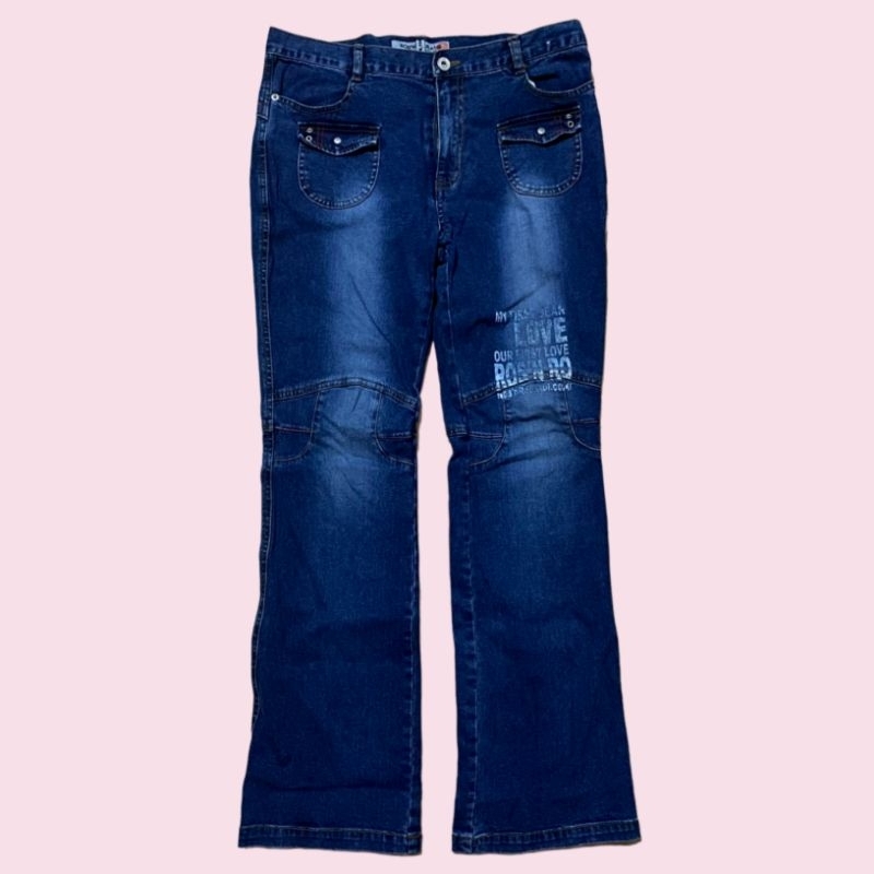 Celana panjang bootcut ROS'NRO JEANS (Faded jeans bootcut)