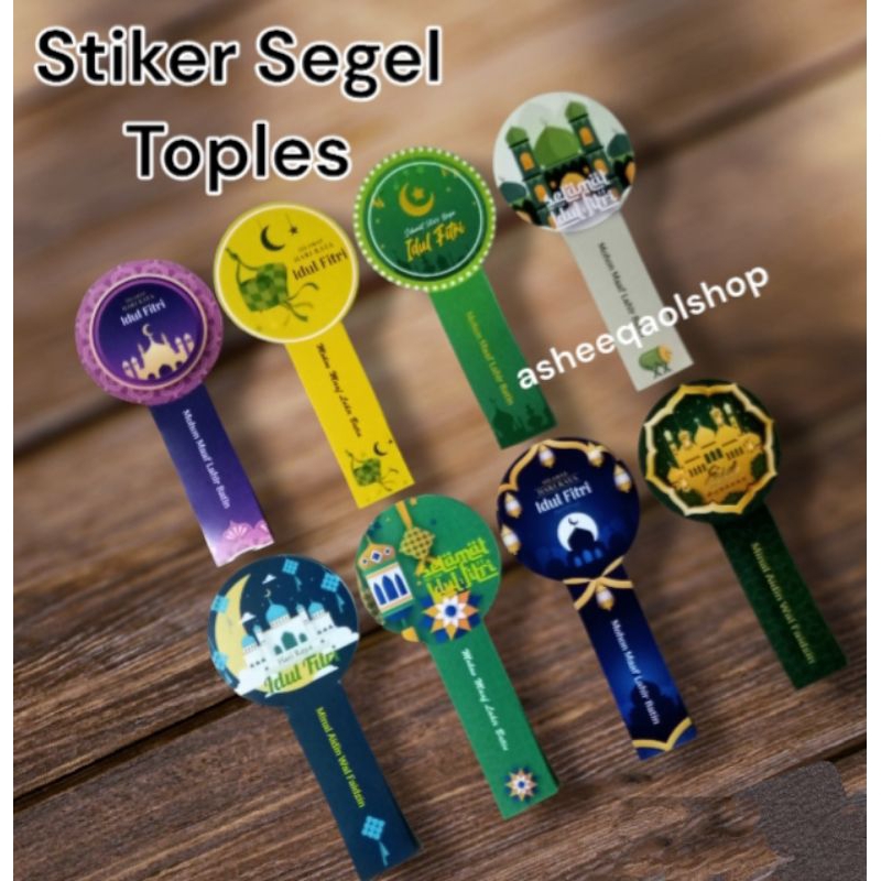 

Stiker Segel Label Toples Kue lebaran Idul Fitri