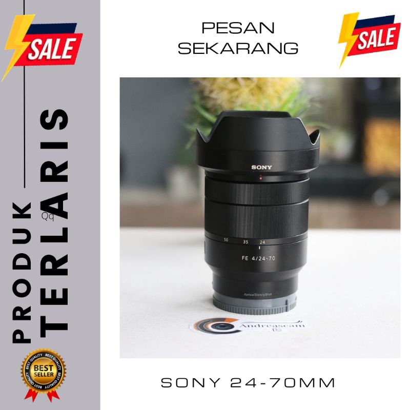 LENSA SONY FE 24-70MM SONY ZEISS 24 70MM F4  MULUS TINGGAL PAKAI