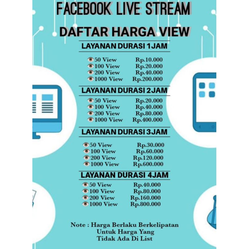 Penambah penonton live Facebook dan TIKTOK/suntikan penonton (ROBOT)