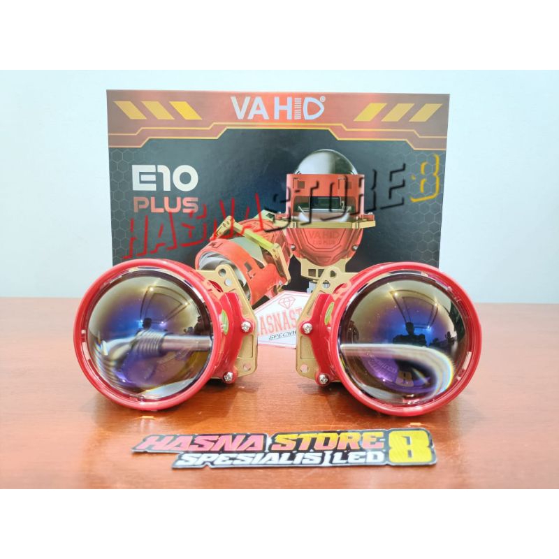 VAHID E10 PLUS 3 INCH LAMPU MOTOR MOBIL BILED SUPRAS LASER PROJECTOR