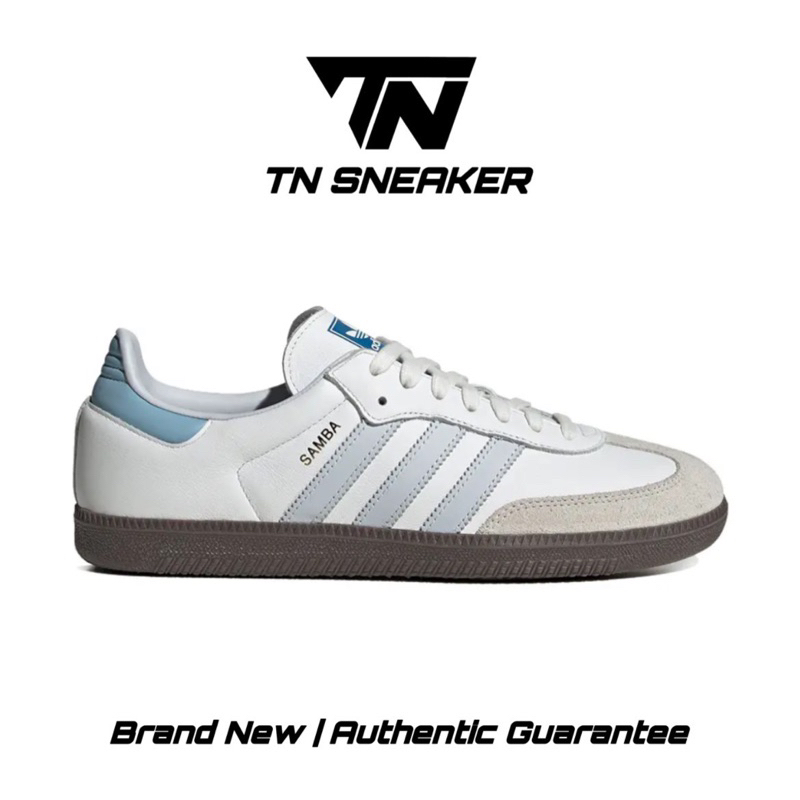 Adidas Samba White Halo Blue