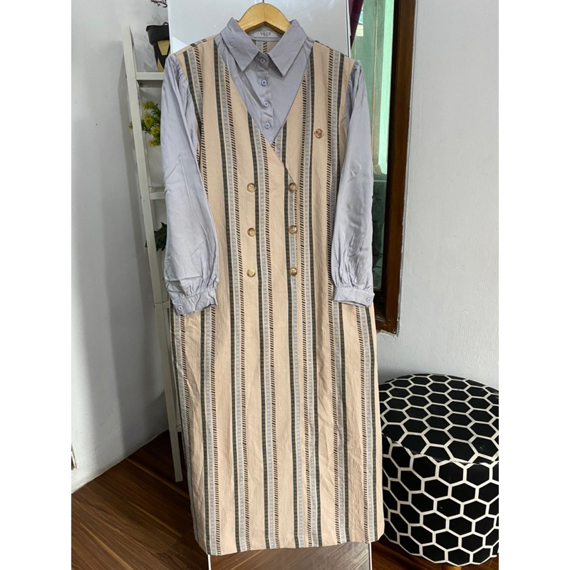 preloved midi tunik versus city no haideeorlin