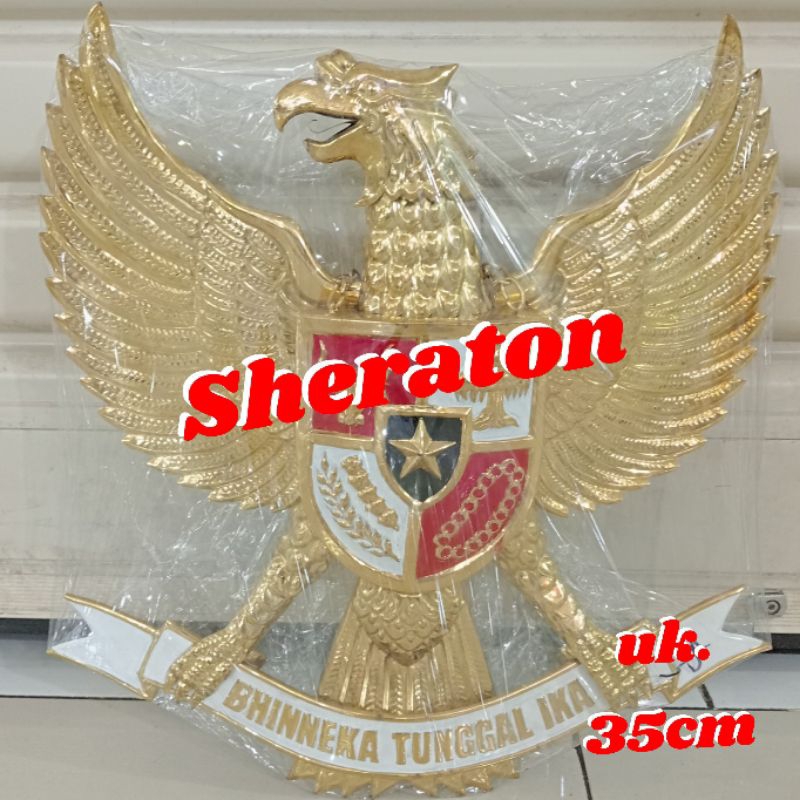 

patung Garuda Kuningan ukuran 35cm