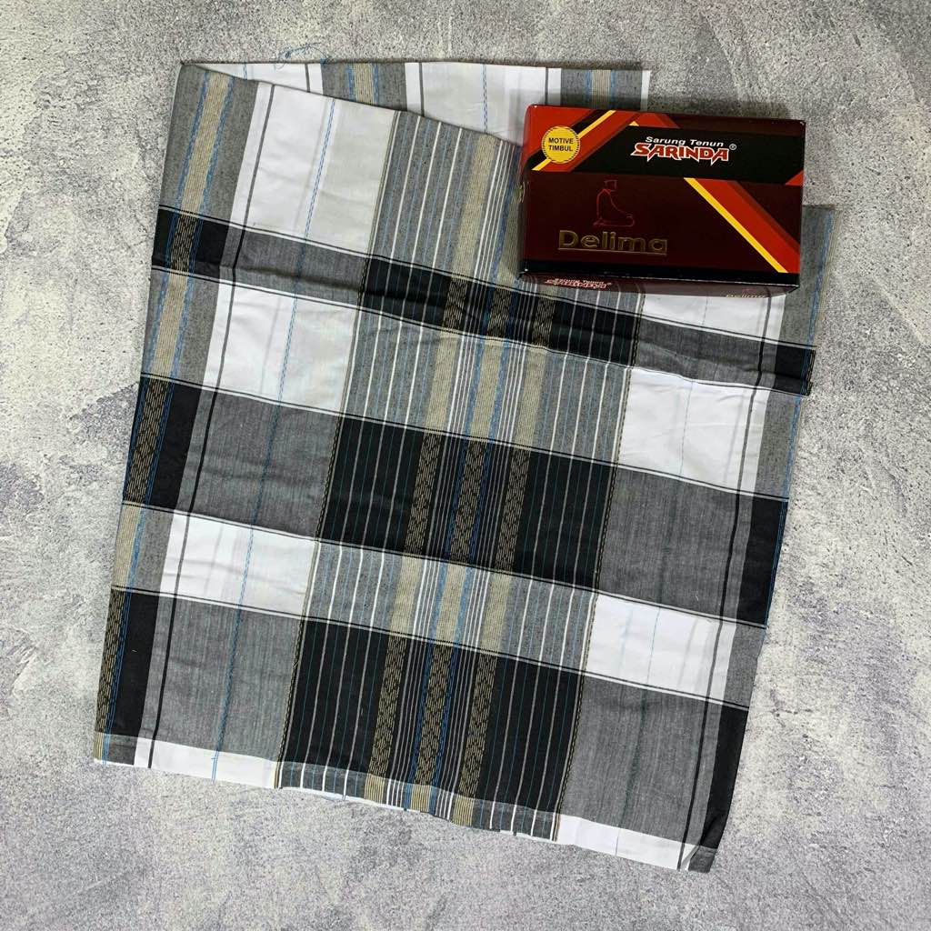 PROMO PAKET Sarung Tenun 30 RIBUAN Dus HBA Sarinda Delima Motif Timbul Dobby
