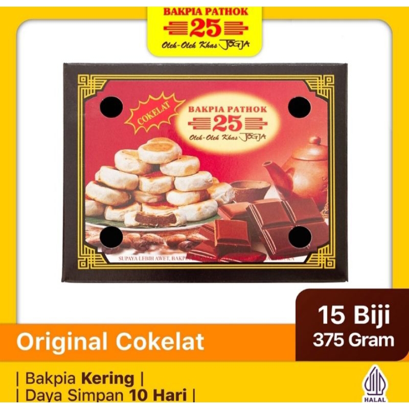 

BAKPIA PATHOK 25 ORIGINAL COKELAT isi 15