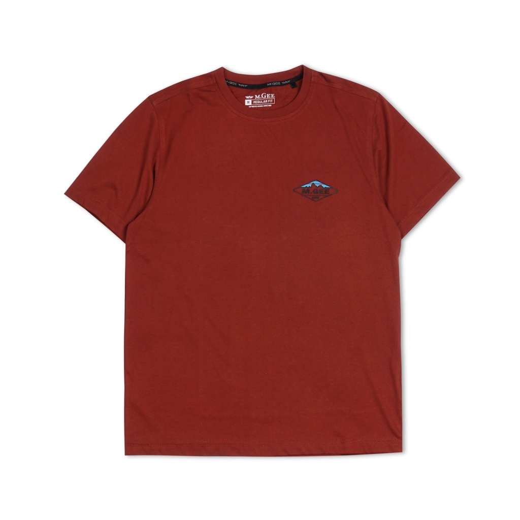 Kaos MGEE Original - Kaos Kasual Lengan Pendek Original MGEE Oliver CKPR 120 Maroon