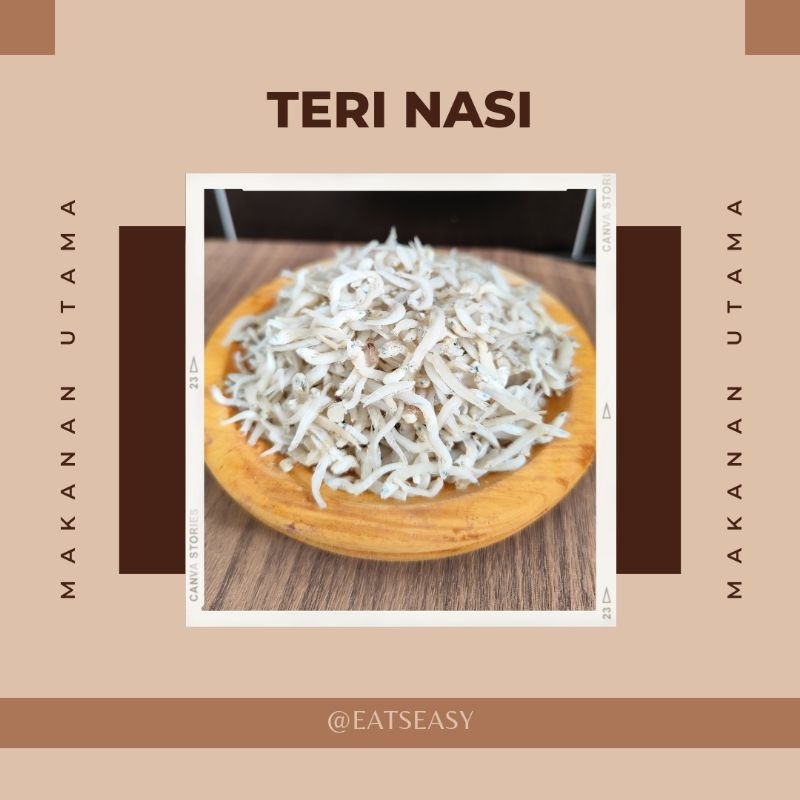 

IKAN ASIN TERI NASI / TERI MEDAN SUPER / TERI NASI REBUS / TN 250 GR