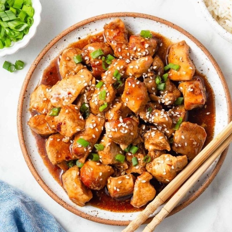 

LAUK CHIKEN Sauce Teriyaki [300gr]/ayam teriyaki jepang/ayam saos teriyaki Frozen/lauk vakum teriyaki