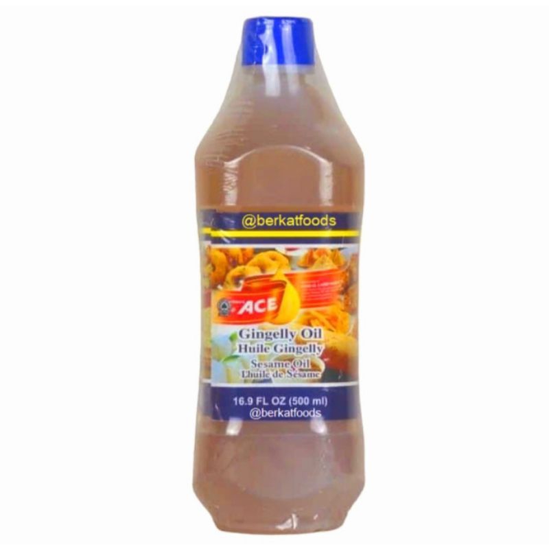 

Sesame Gingelly Oil Ace Mom / Minyak Wijen India / Til Ka Tel Premium