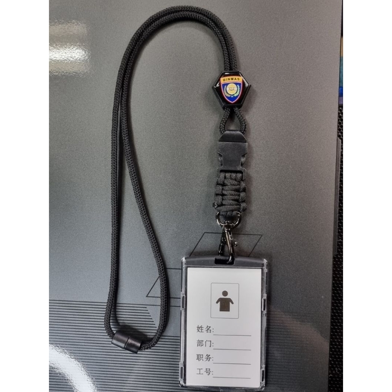 

Lanyard TACTICAL exagonal logo BINMAS POLRI