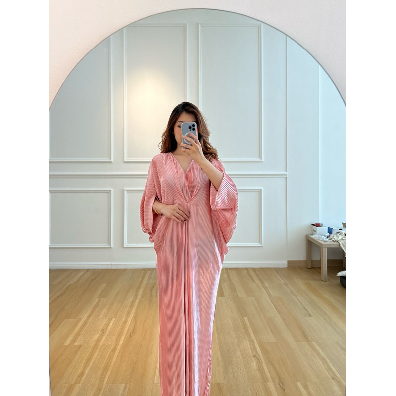 Ayana Kaftan Premium | Premium Pleats Kaftan | Kaftan Lebaran Premium Import | Kaftan Lebaran Mewah