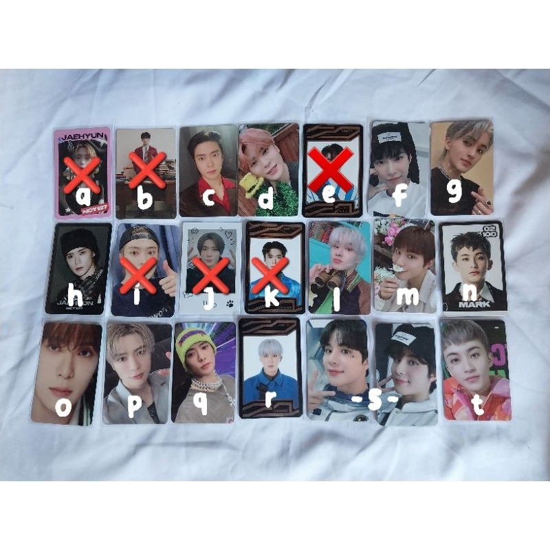 PHOTOCARD NCT | PC NCT | PC JAEHYUN | PC JUNGWOO | PC DOYOUNG | PC MARK | PC SUNGCHAN | PC DOJAEJUNG