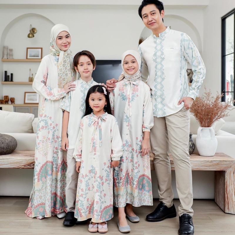 DYN CLOTHINGLINE | TRINA DRESS DEWASA & ERIT KOKO DEWASA | SARIMBIT KELUARGA RAYA SERIES