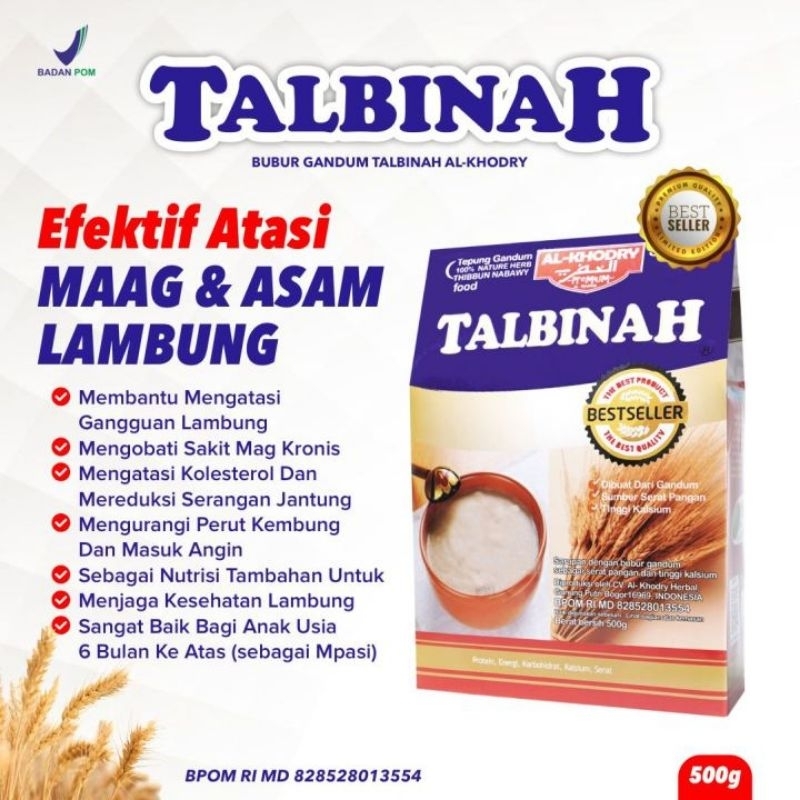 

tepung gandum Talbinah atasi asam lambung