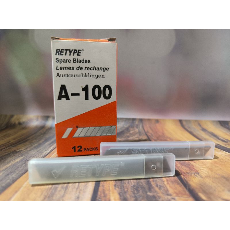 

Isi cutter Retype A100 1tube isi 5pcs