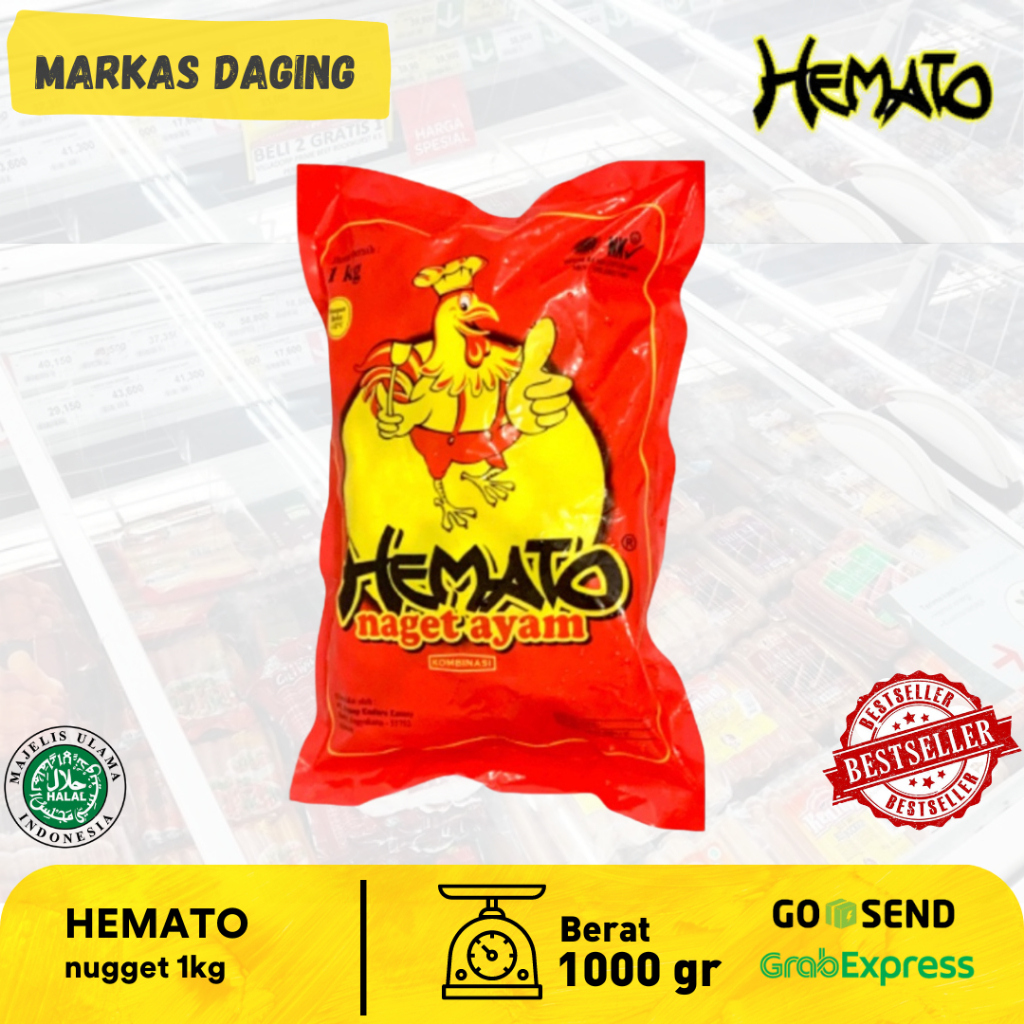 

Hemato Chicken Nugget 1kg / naget ayam