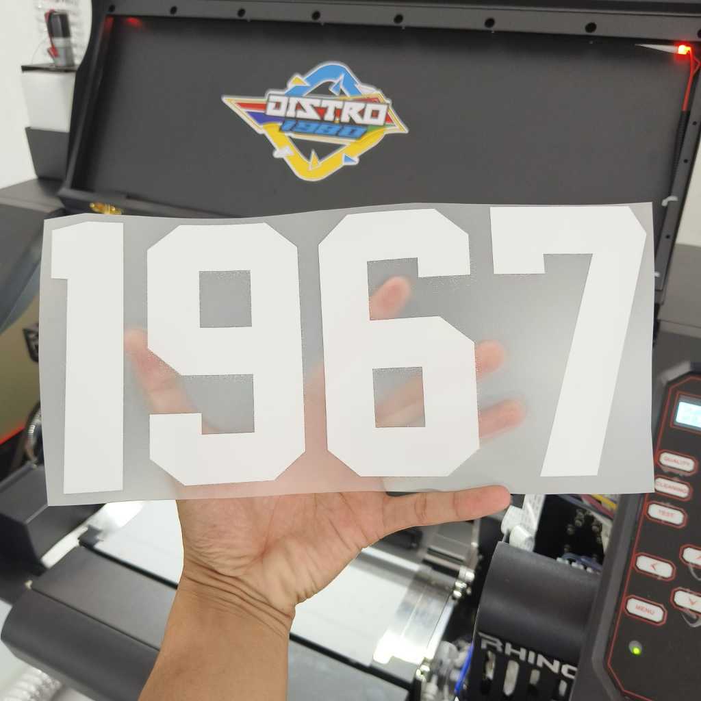 

sablon setrika DTF logo 1967