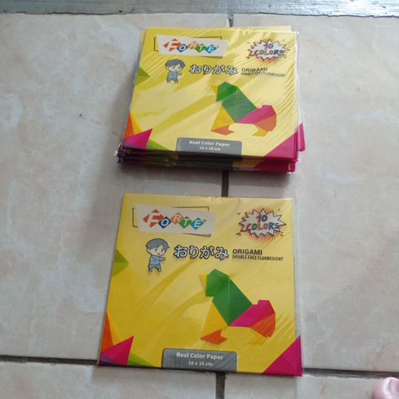 kertas origami uk 16x16cm 1pcs