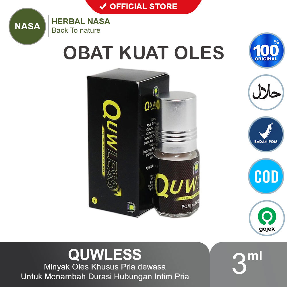 QUWLESS / QUWLESS NASA ORIGINAL / OBAT KUAT PRIA TAHAN LAMA / OBAT KUAT PRIA TAHAN LAMA / OBAT KUAT 