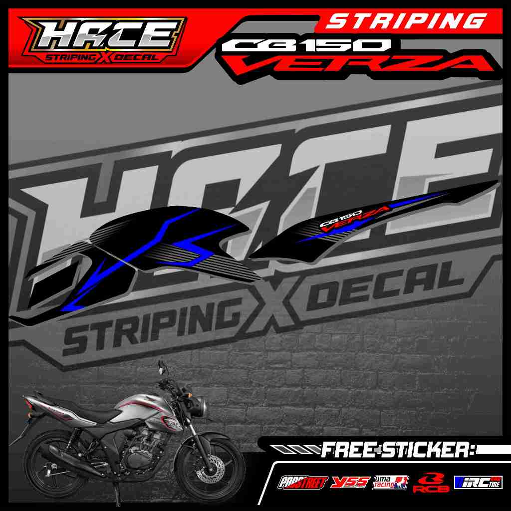 366 STRIPING STICKER CB 150 VERZA - STRIPING STICKER CB 150 VERZA PREMIUM GRAFIK