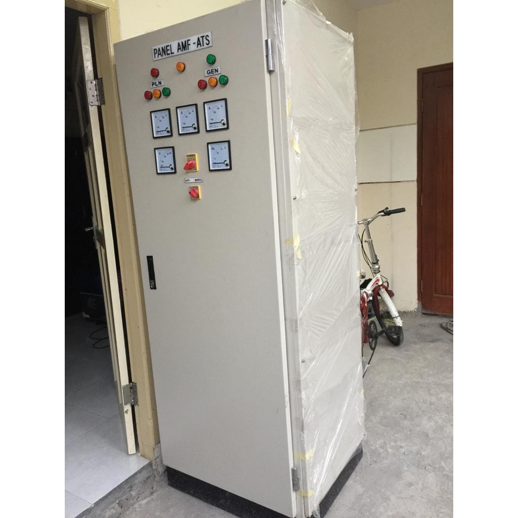 PANEL ATS AMF MOTORIZE STANDING GENSET 3 PHASE 100-200KVA OTOMATIS