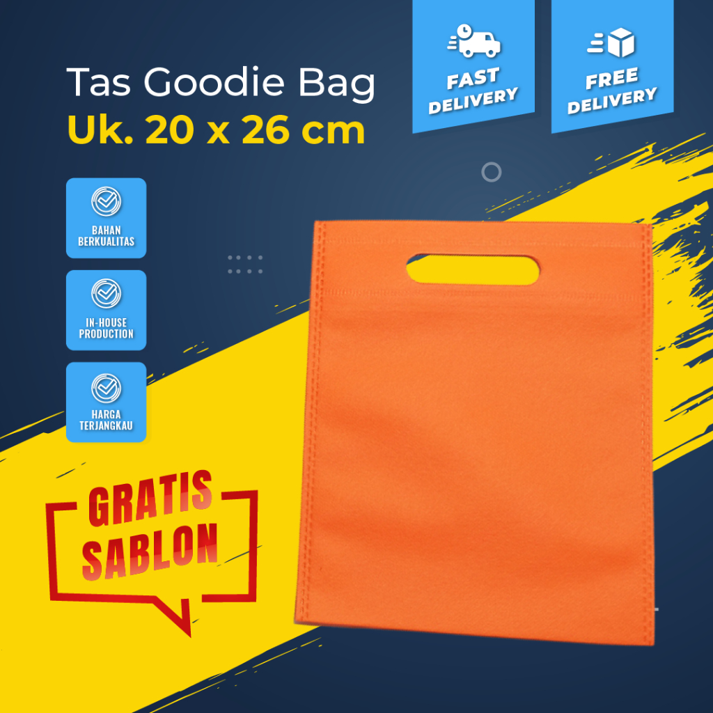 

Tas Goodiebag Oval Spoundbond Bag Ukuran 20 x 26 Cm Tebal 65-70 Gsm Tas Belanja Praktis Murah Free Sablon By Afika Shop