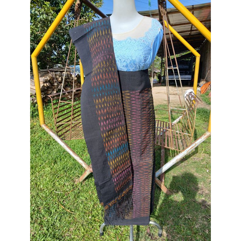 SONGKET LANGKA - SONGKET ULOS MANGIRING TENUNAN TARUTUNG RAGI HUTING TENUN TANGAN TARUTUNG COKLAT HI