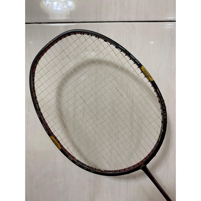 RAKET BADMINTON SECOND IONIC 100 ORIGINAL HUNDRED