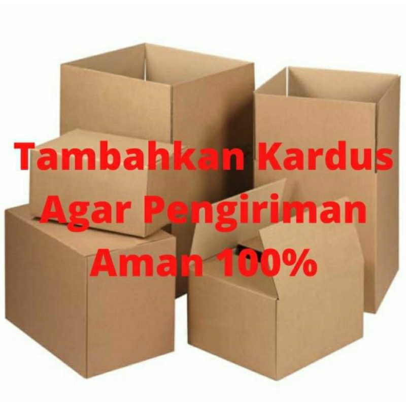

tambahan kardus agar pengiriman aman 100℅,extra peking tanbahan kardus