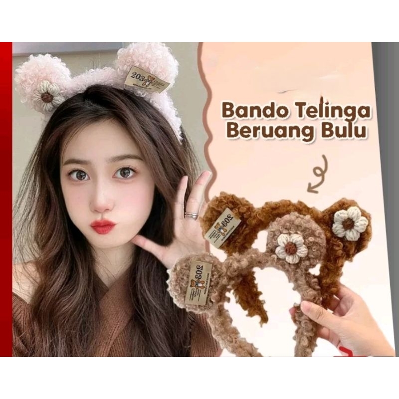 BANDO KOREA LUCU MOTIF TELINGA