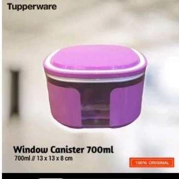window canister Tupperware