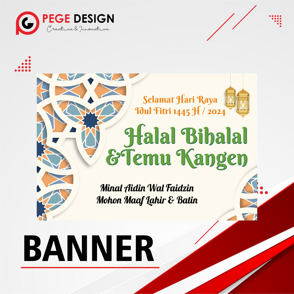 BANNER IDUL FITRI HALAL BIHALAL//SPANDUK MURAH
