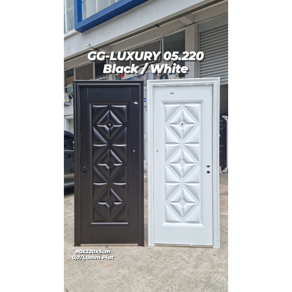 Pintu Baja Mewah GG-LUXURY SINGLE 05.210