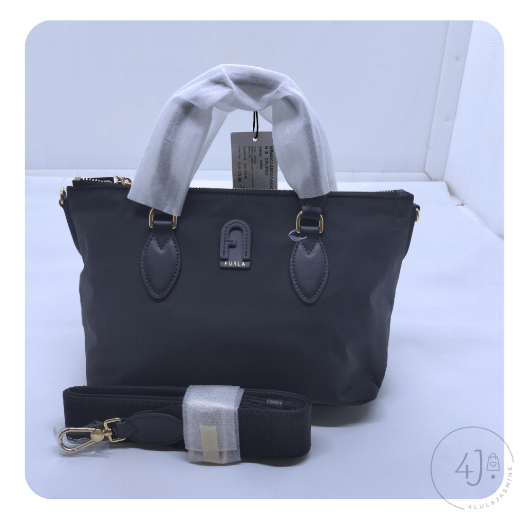 Tas Wanita Branded WB00392 Calipso Nylon Tote Small Bag Black